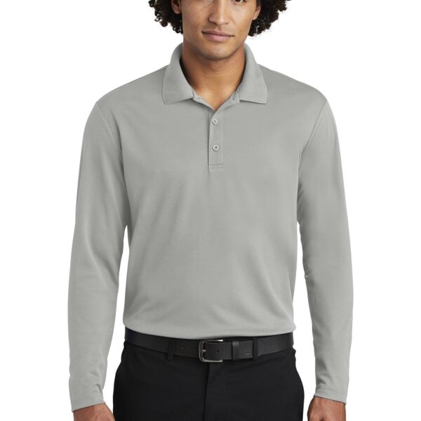PosiCharge ® RacerMesh ® Long Sleeve Polo - ST640LS Thumbnail