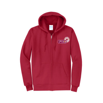 PEO - Core Fleece Full Zip Hooded Sweatshirt Thumbnail