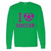Heavy Cotton 100% Cotton Long Sleeve T Shirt Thumbnail