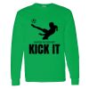 Heavy Cotton 100% Cotton Long Sleeve T Shirt Thumbnail