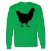 Heavy Cotton 100% Cotton Long Sleeve T Shirt Thumbnail