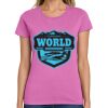 Ladies Heavy Cotton 100% Cotton T Shirt Thumbnail