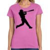 Ladies Heavy Cotton 100% Cotton T Shirt Thumbnail