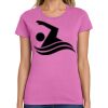 Ladies Heavy Cotton 100% Cotton T Shirt Thumbnail