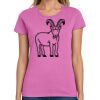 Ladies Heavy Cotton 100% Cotton T Shirt Thumbnail