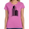 Ladies Heavy Cotton 100% Cotton T Shirt Thumbnail