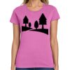 Ladies Heavy Cotton 100% Cotton T Shirt Thumbnail