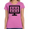 Ladies Heavy Cotton 100% Cotton T Shirt Thumbnail