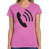 Ladies Heavy Cotton 100% Cotton T Shirt Thumbnail
