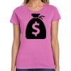 Ladies Heavy Cotton 100% Cotton T Shirt Thumbnail