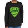 Youth Heavy Cotton 100% Cotton Long Sleeve T Shirt Thumbnail