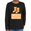 Youth Heavy Cotton 100% Cotton Long Sleeve T Shirt Thumbnail