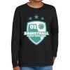 Youth Heavy Cotton 100% Cotton Long Sleeve T Shirt Thumbnail